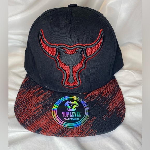 Top Level Michael Jordan Chicago Bulls Snapback Hat Adjustable Cap New 23 - Picture 1 of 4